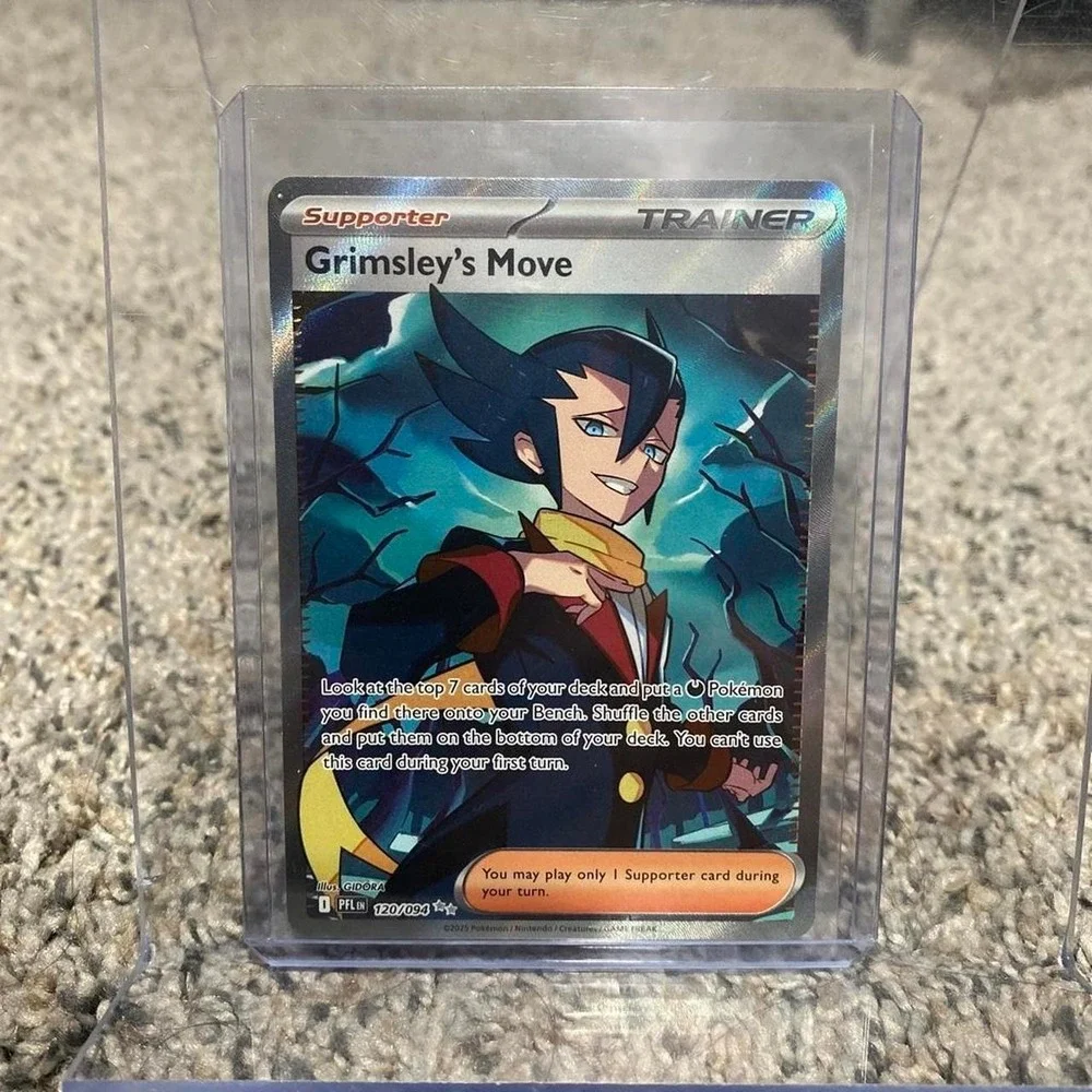 Pokemon Trading Card Grimsley's Move 120/094 Ultra Rare Holo Phantasmal Flames